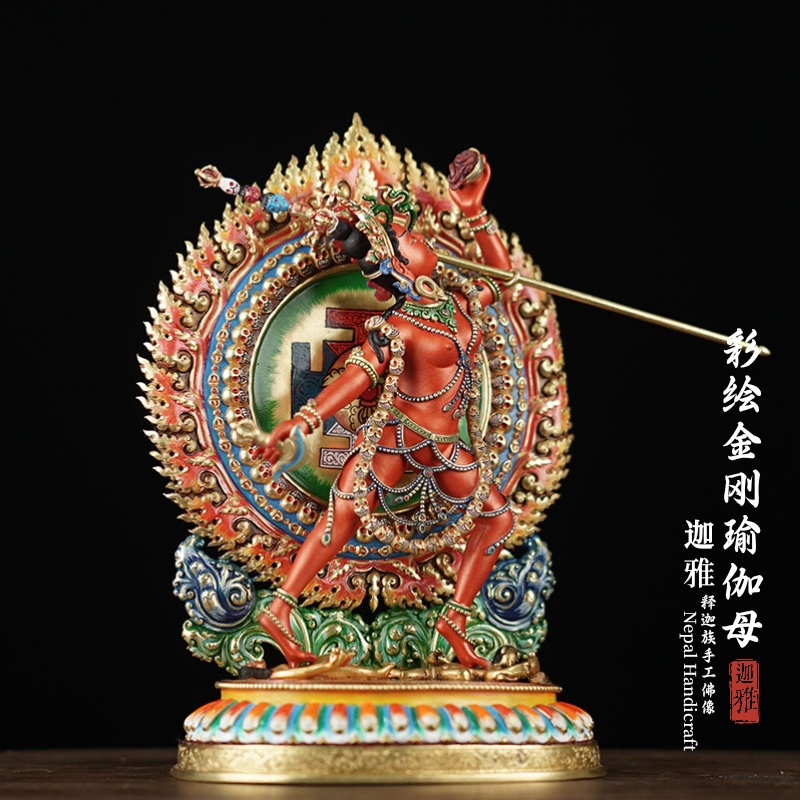 彩绘金刚瑜伽母-28cm