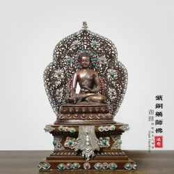 紫铜药师佛-60cm